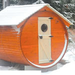 Sansin’s Hot Hues Showcased On White Cedar Saunas