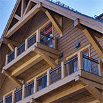 Un chalet de luxe en bois rond reçoit la protection “Peak” de Sansin