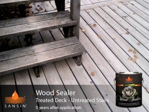 Treated wood